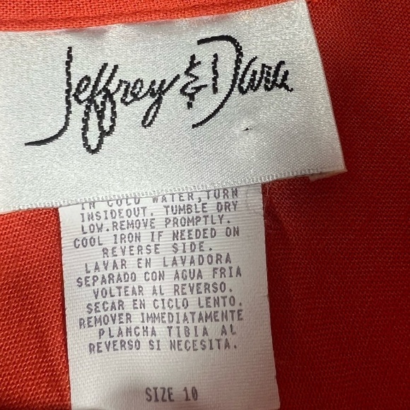 Vintage Jeffrey & Dara Fruit Button Front Midi Dress 10 - Picture 4 of 7